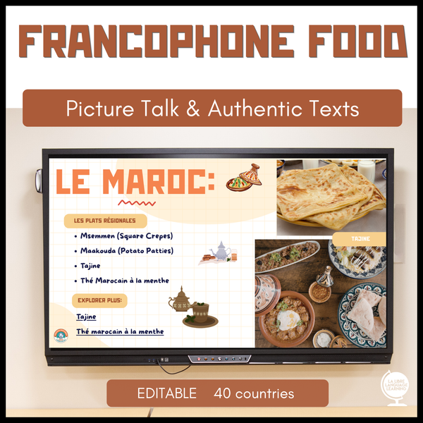 Francophone Cuisine Picture Talk and Discussion Guide