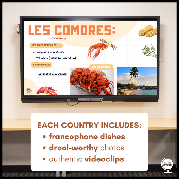 Francophone Cuisine Picture Talk and Discussion Guide