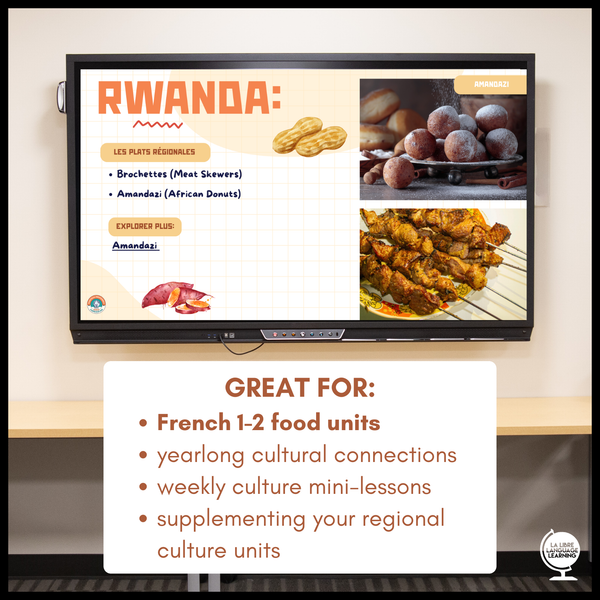 Francophone Cuisine Picture Talk and Discussion Guide