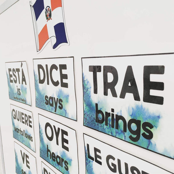 Word Wall Set for Spanish Class - PRINT