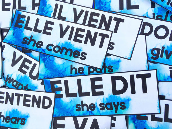 Word Wall Set for French Class - PRINT