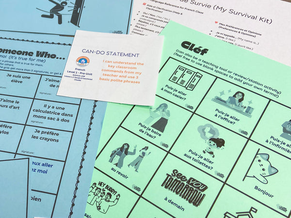 French 1 FOUNDATIONS Mini-Unit | Practical Proficiency Curriculum