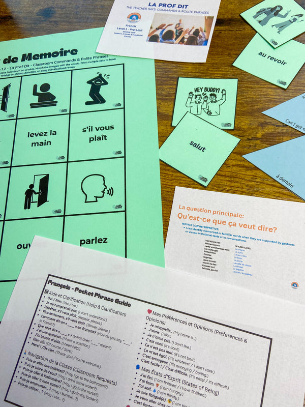 French 1 FOUNDATIONS Mini-Unit | Practical Proficiency Curriculum