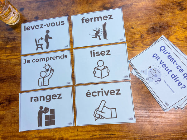 Word Wall Set for French Class - PRINT