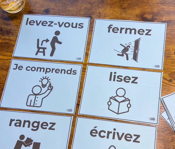 Word Wall Set for French Class - PRINT