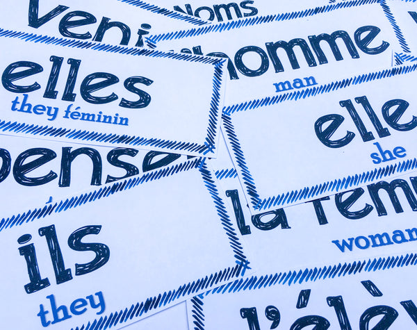 Word Wall Set for French Class - PRINT