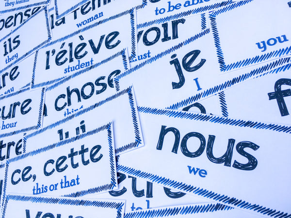 Word Wall Set for French Class - PRINT